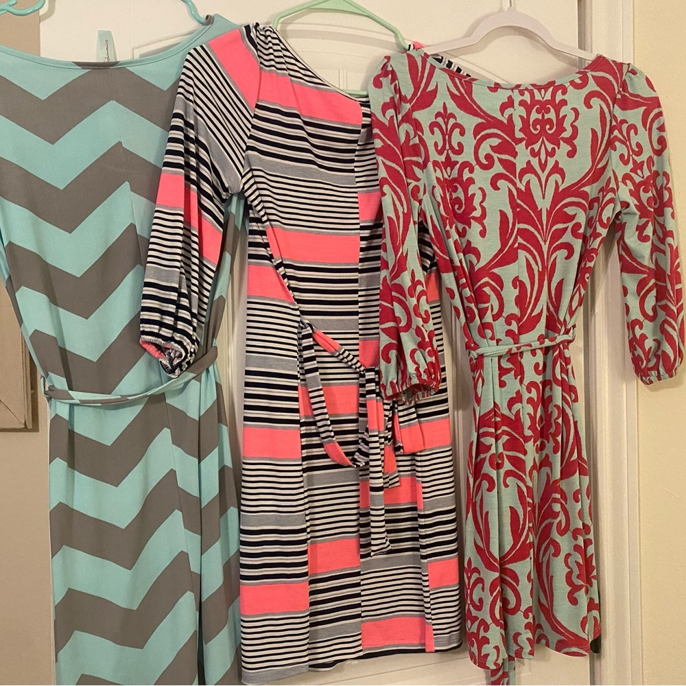 Dresses worn to weddings. Size med